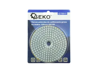 Geko Tarcza do szlifowania gresu 100mm GR100 na mokro G78911 - 4