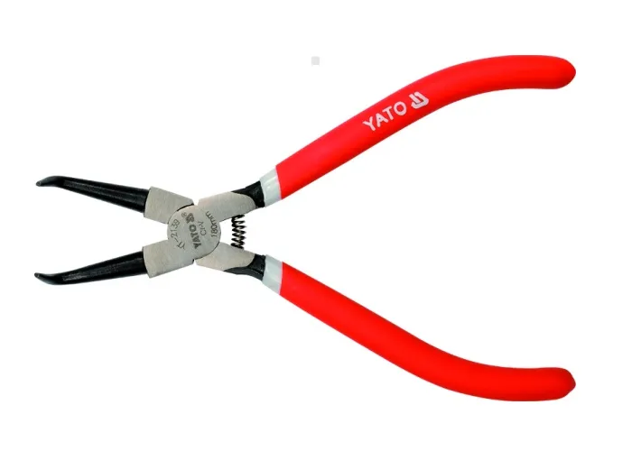 Yato Szczypce do pierścieni Segera wewnętrzne wygięte 180mm CrV50 YT-2139 