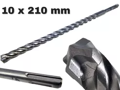 AWTOOLS Wiertło do betonu zbrojonego SDS Plus 10 x 210 mm QUADRO EXTREME AW43634BL