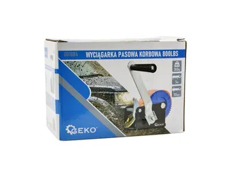 Geko Wyciągarka pasowa korbowa 800lbs G01084  - 5