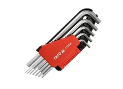 Yato Klucze imbusowe hex z kulką 9 szt., długie YT-0506 