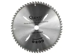 Geko Tarcza do cięcia drewna 350x30mm z otworami 60z. G78152 