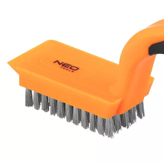 NEO Tools Szczotka druciana nierdzewna 5x11 rzędów 39-051 - 2