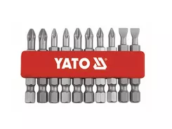 Yato Końcówki wkrętakowe płaskie  Ph, Pz  10szt.  YT-0483 