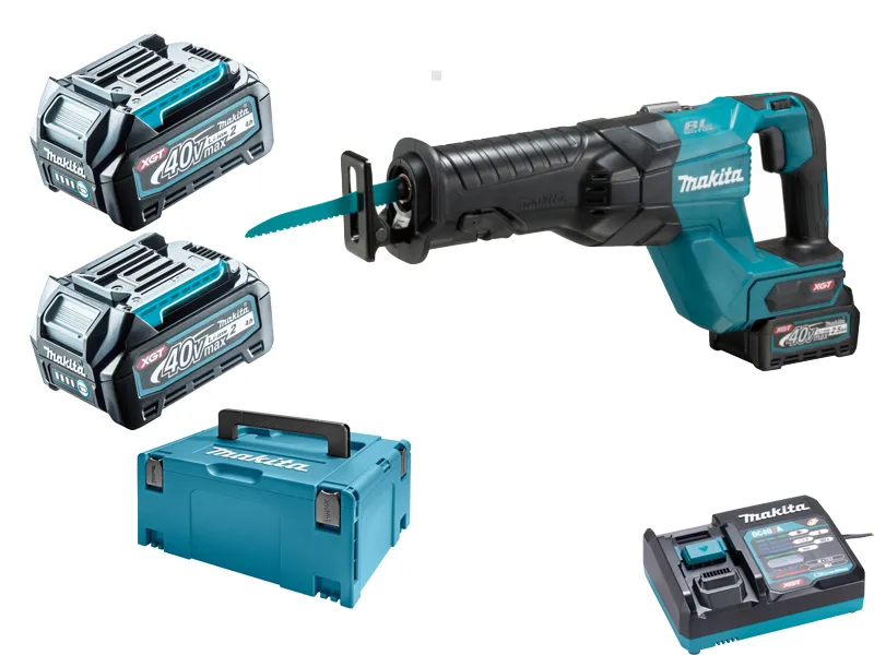 Makita Piła szablasta 40V XGT 2x2,5Ah JR001GD201