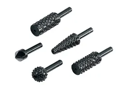 Wolfcraft Frezy zdzieraki do drewna i metalu profilowane  5szt.  WF2540