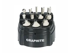 Graphite Zestaw frezów do drewna widiowych 12 szt, 57H210 