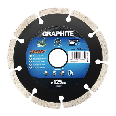 Graphite Tarcza diamentowa do cięcia betonu segmentowa 115x2,1mm 57h616 