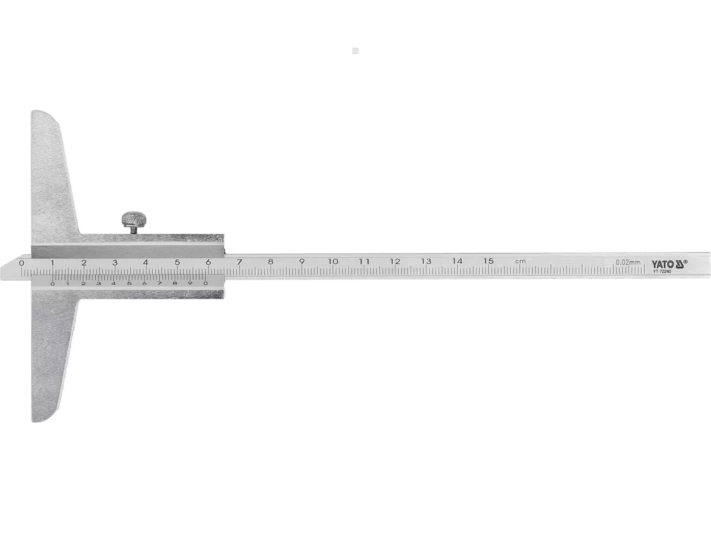 Yato Głębokościomierz suwmiarkowy 150 mm YT-72240