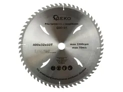 Geko Tarcza do cięcia drewna 400x32mm 60z. G00161 