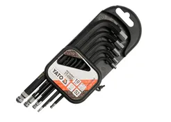 Yato Klucze imbusowe hex z kulką długie 10 szt. powlekane 1.27mm-10mm YT-0560