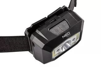 Neo Latarka czołowa akumulatorowa USB 250 lm COB LED + czujnik ruchu 99-073 - 4