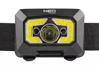 Neo Latarka czołowa akumulatorowa USB 250 lm COB LED + czujnik ruchu 99-073 - 7