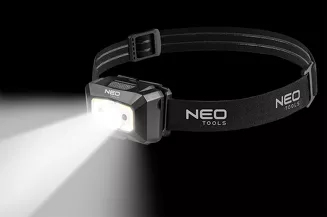 Neo Latarka czołowa akumulatorowa USB 250 lm COB LED + czujnik ruchu 99-073 - 11