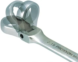 Proxxon Klucze płasko oczkowe z grzechotką i przegubem 10-19mm 6szt. 23068  - 2