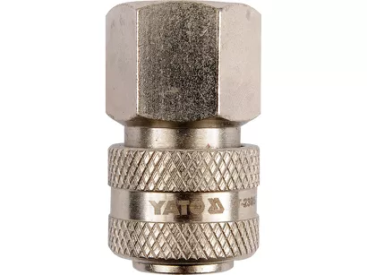 Yato Gniazdo szybkozłącza pneumatycznego z gwintem wewnętrznym 1/4" YT-2395