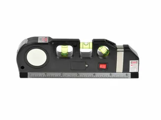 Geko Poziomica laserowa budowlana z miarką 2,5m G03310 - 2
