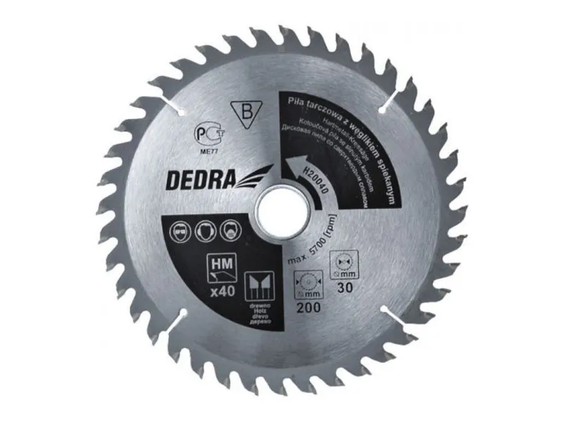 Dedra Tarcza do pilarki z węglikiem do drewna 80z 300x30mm H30080 