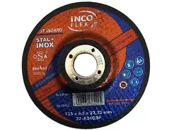 Incoflex Tarcza do szlifowania metalu Standard STAL+INOX M27 125 x 6,5mm A24QBF