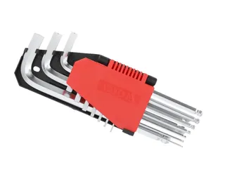 Yato Klucze imbusowe HEX 10 el. 2-12mm CRV YT-0509 - 2