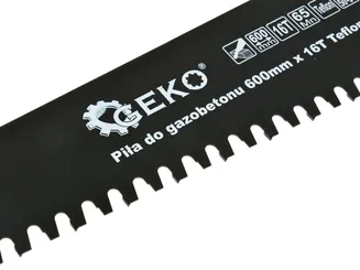 Geko Piła do gazobetonu 600mm 32/16T Teflon 65Mn G33120 - 2