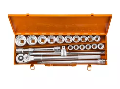 Neo Klucze nasadowe 3/4"  21 szt. 08-061