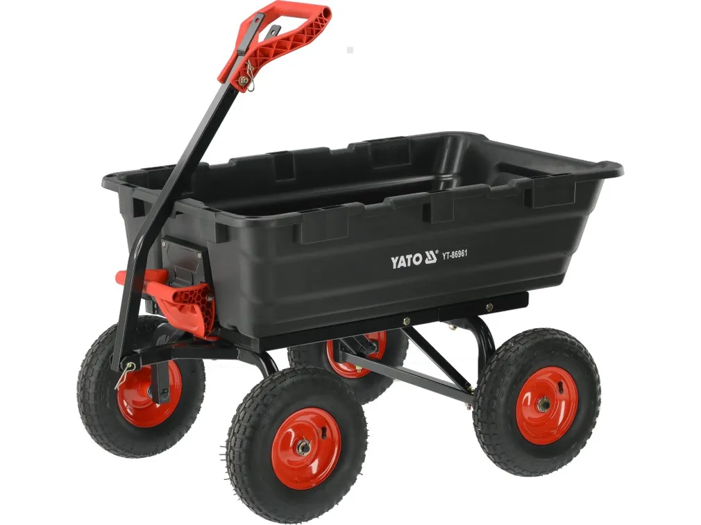 Yato Wózek ogrodowy z wywrotką XXL ładowność 550kg YT-86961