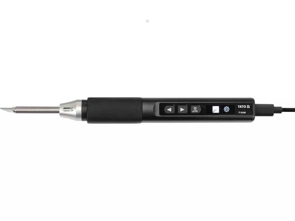 Yato Przenośna lutownica cyfrowa OLED T12 USB-C PD 100-450 C YT-82488
