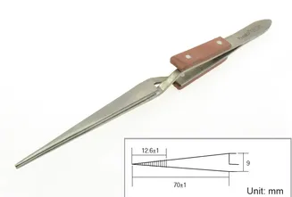 Proskit Penseta prosta typu revers 165mm z drewnianym chwytem 1-PK-118T  - 4