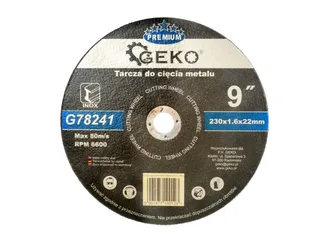 Geko Tarcza do cięcia metalu 230x1,6mm 5szt. G78241  - 2