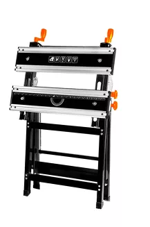 NEO Tools Stół warsztatowy regulowany aluminiowy 60x58x77–107 cm 44-700 - 2