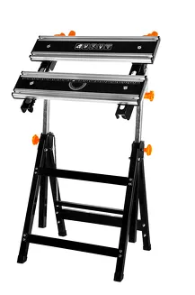 NEO Tools Stół warsztatowy regulowany aluminiowy 60x58x77–107 cm 44-700 - 3