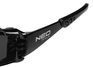 Neo Okulary ochronne z wkładką piankową, przyciemniane soczewki, klasa odporności FT 97-522 - 8