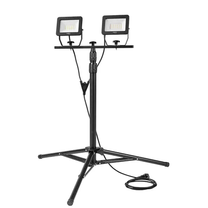 Neo reflektor podwójny smd led 2x30w 5400lm na statywie 1.8m 99-061