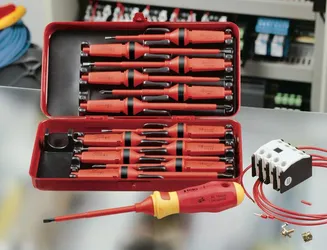 Felo Wkrętaki E-smart box płaskie, Ph, Pz, Torx 12 szt. 1000V FL06391306 - 2