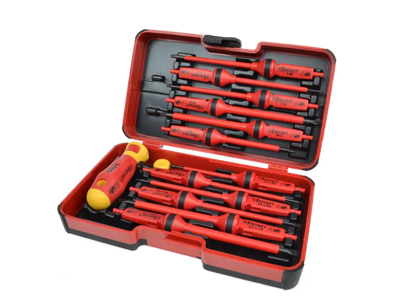 Felo Wkrętaki E-smart box płaskie, Ph, Pz, Torx 12 szt. 1000V FL06391306