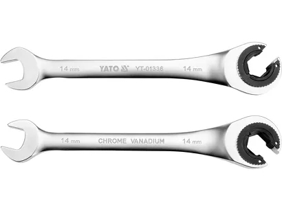 Yato Klucz półotwarty z grzechotką 14 mm YT-01336