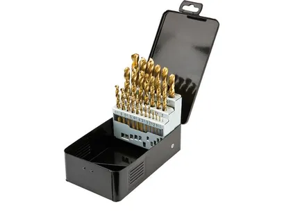 Graphite Zestaw wierteł do metalu HSS-TiN 25 szt, 1,0-13 mm 57H200 