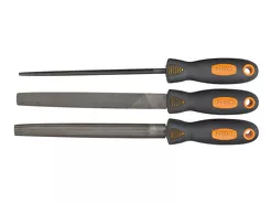 Neo Komplet pilników do metalu 3 szt.  37-605