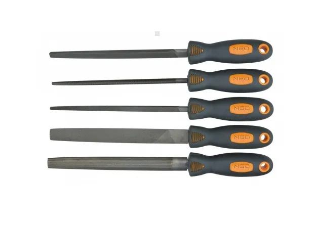 Neo Komplet pilników do metalu 5 szt.  37-610