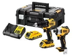 DeWalt Zestaw akumulatorowy combo 2 elementy DCK2062D2T-QW 