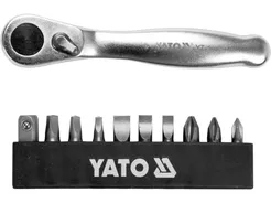 Yato Zestaw bitów z grzechotką 11szt. YT-14390 