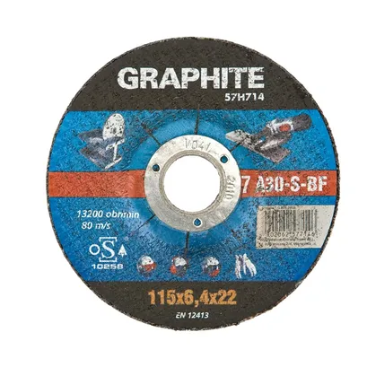 Graphite Tarcza do szlifowania metalu 230x6,4mm 57h717 