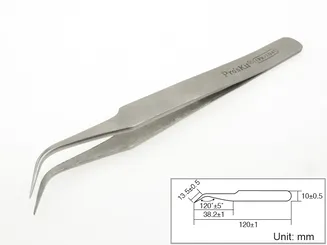Proskit Penseta zakrzywiona 120mm stal kwasoodporna 1-PK-104T  - 3