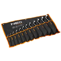 Neo Klucze oczkowe odgięte 6-32mm 12szt. 09-952