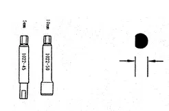 Jonnesway Klucz do amortyzatora 10mm "D" Nissan, Ford AN050011-50 