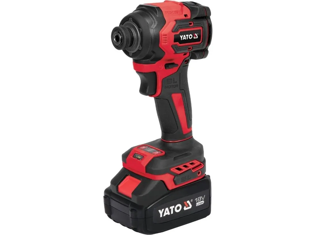 Yato Zakrętarka udarowa akumulatorowa 18V 230Nm (hex; 4Ah) YT-82798 