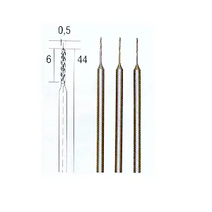 Proxxon Wiertło mini 0,5 mm stal HSS 3 szt. 28864 - 3