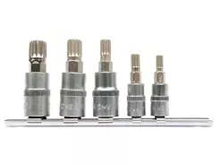 Yato Klucze ampułowe Spline 5el. M5-M12 na nasadce YT-04360