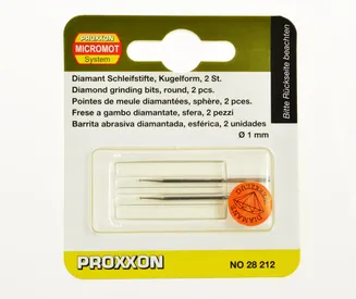 Proxxon Trzpień grawerski diamentowy kulka 1,0 mm 2 szt. 28212 - 3